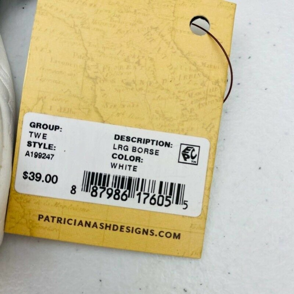 Patricia Nash Borse Coin Purse Key Chain Leather - Picture 5 of 5